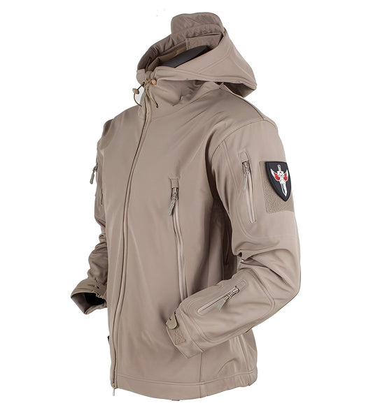 Wasserdichte Herrenjacke Outdoor Funktionsshell - IdealeKleiden