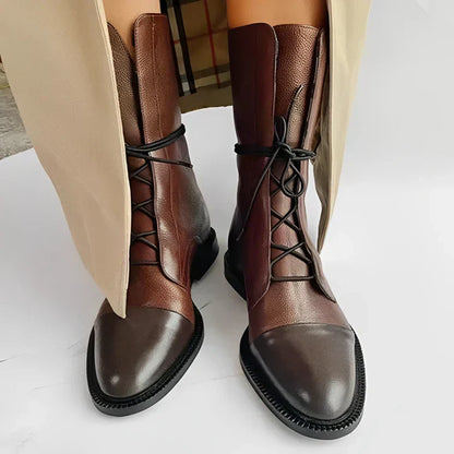 Elegante Damenstiefel aus echtem Leder