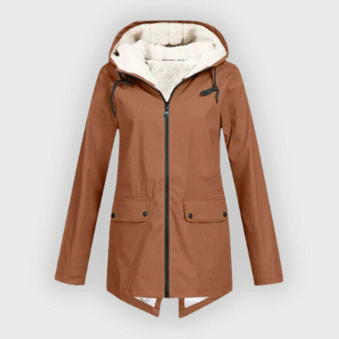 Wasserdichte Damenmantel Trenchcoat Elegant - IdealeKleiden