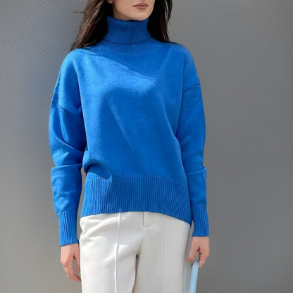 Damen Rollkragenpullover Warm Winter