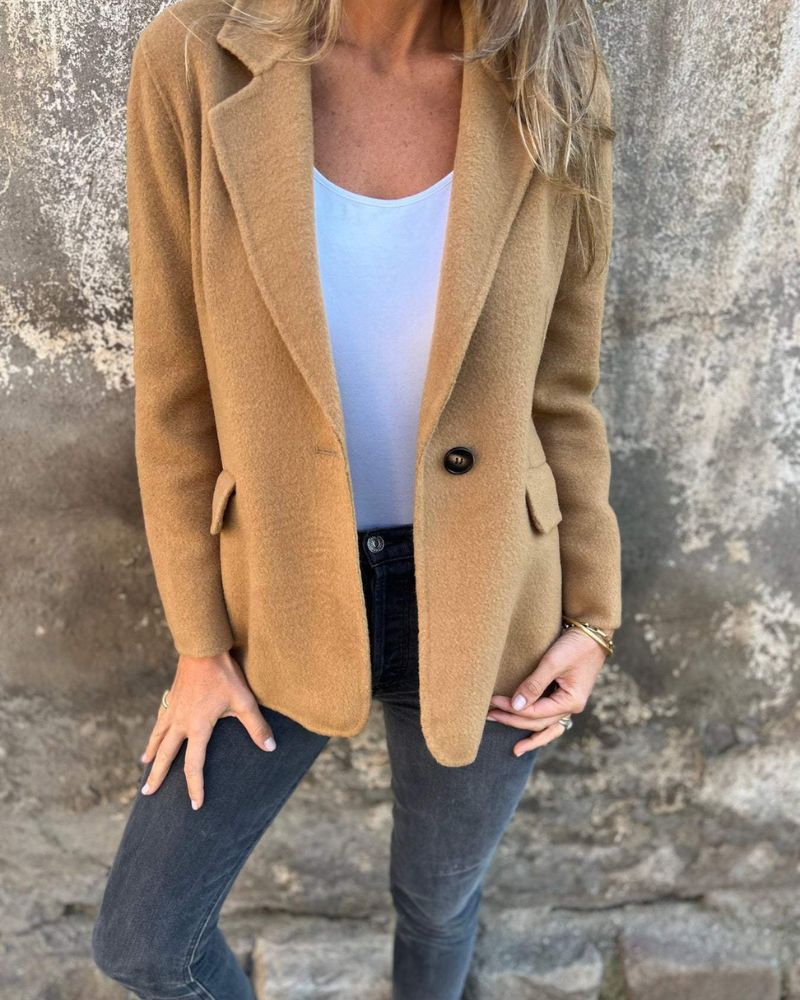 Elegante Damenjacke Klassisch Geschnitten