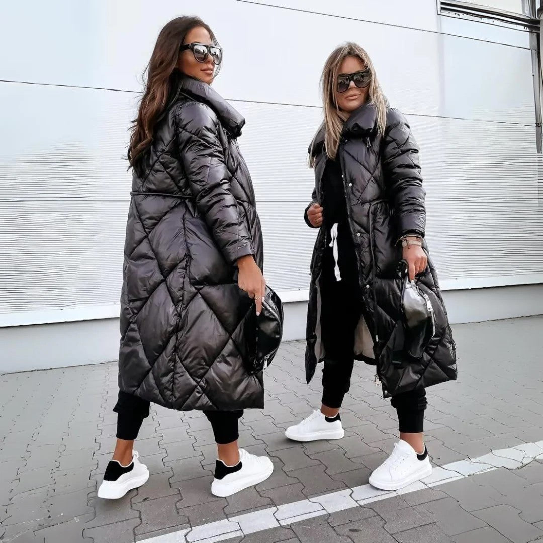 Warmes Winterparka Damen Lang - IdealeKleiden