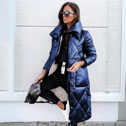 Warmes Winterparka Damen Lang
