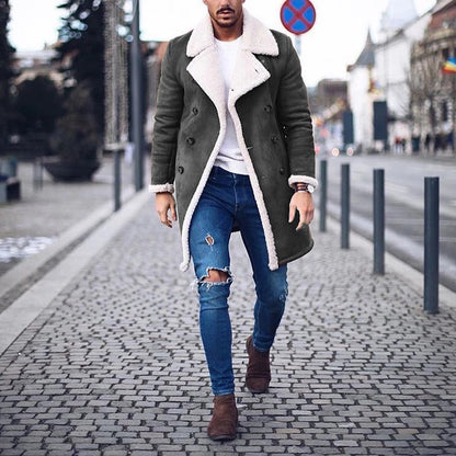 Herren Wintermantel Gefüttert Warm Isoliert
