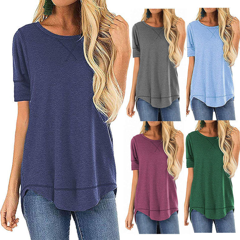 Damen Tierprint T-Shirt Trendy Sommerkleidung - IdealeKleiden