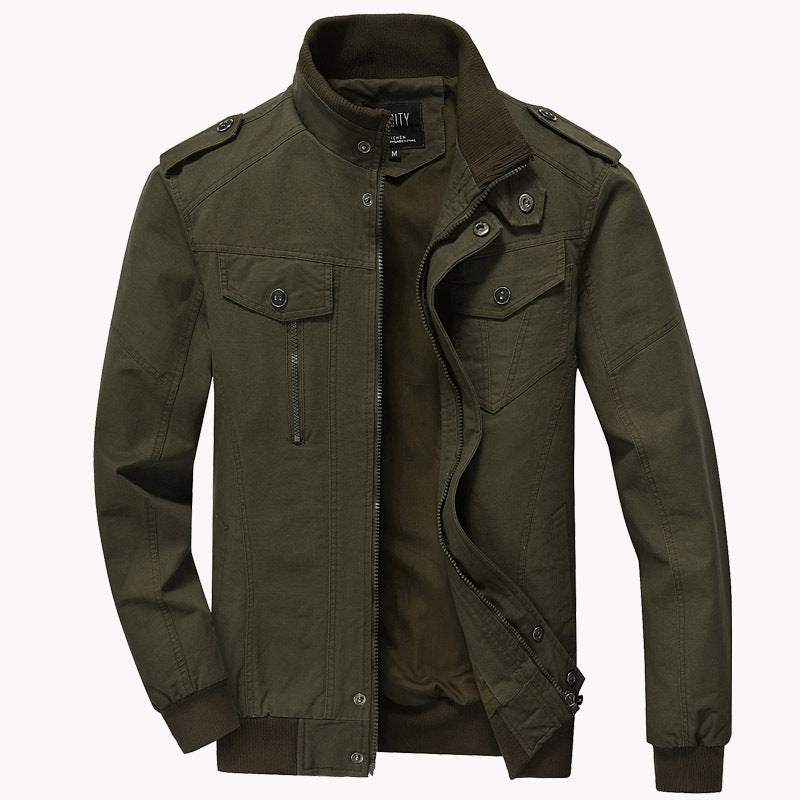 Bequeme Militärkleidung Baumwolle Casual - IdealeKleiden