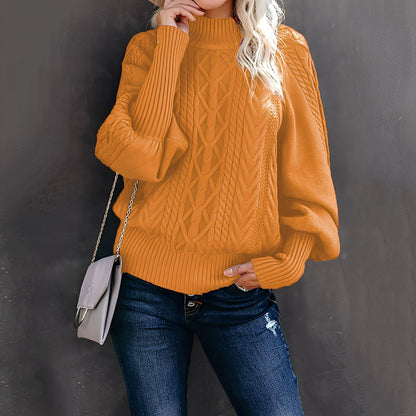 Eleganter Damen Rollkragenpullover Modern Lässig
