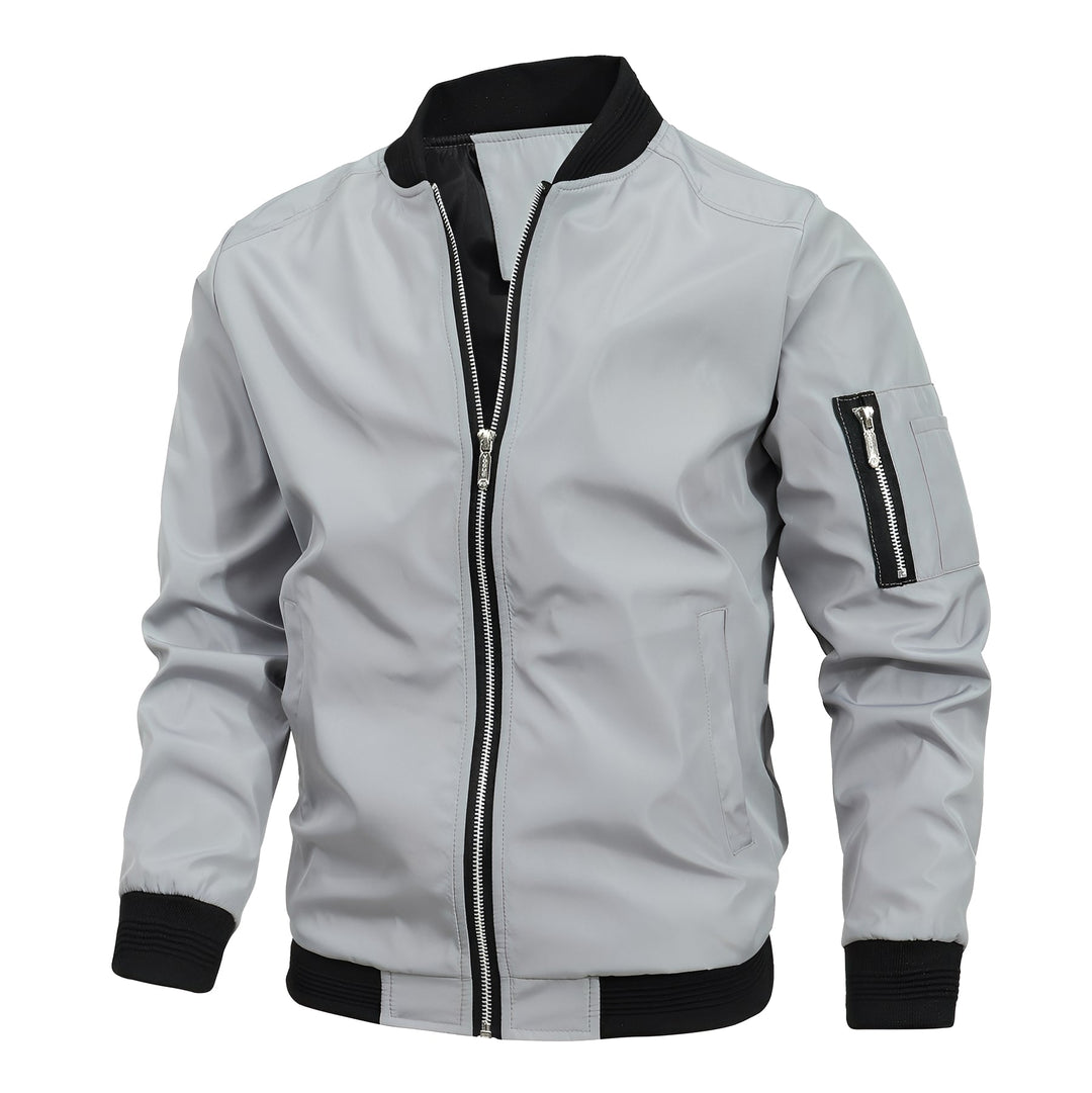 Stilvolle Bomberjacke Herren Sportlich Modern