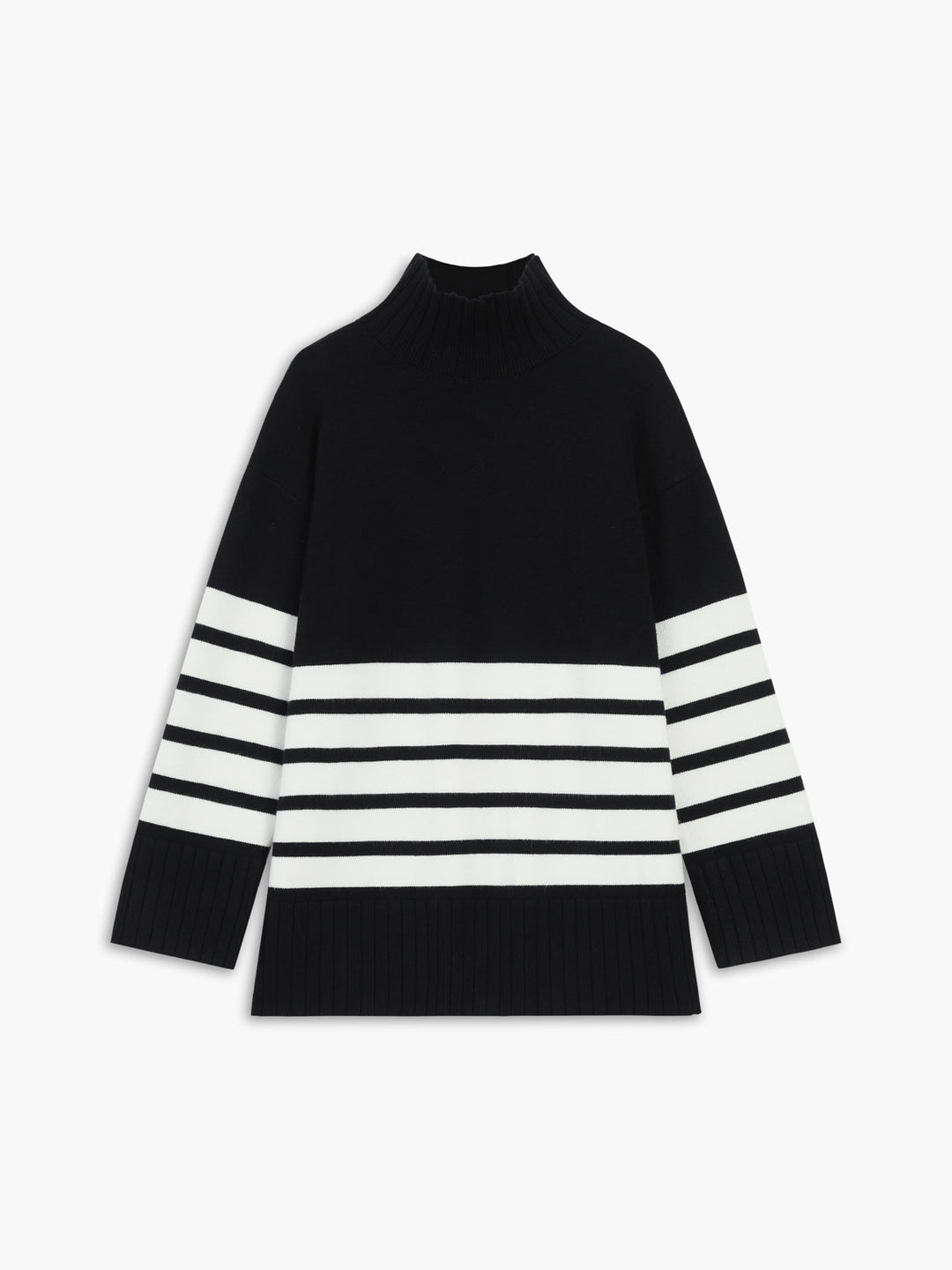 Stylischer Streifen Pullover Damen