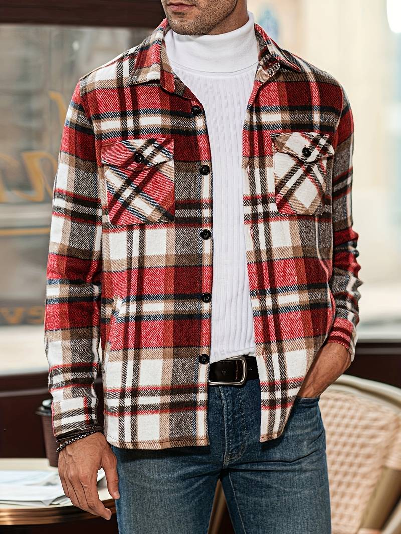 Herrenjacke Karomuster Modern Style