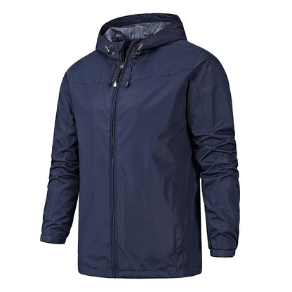 Herren Kapuzenjacke Mit Vollreißverschluss