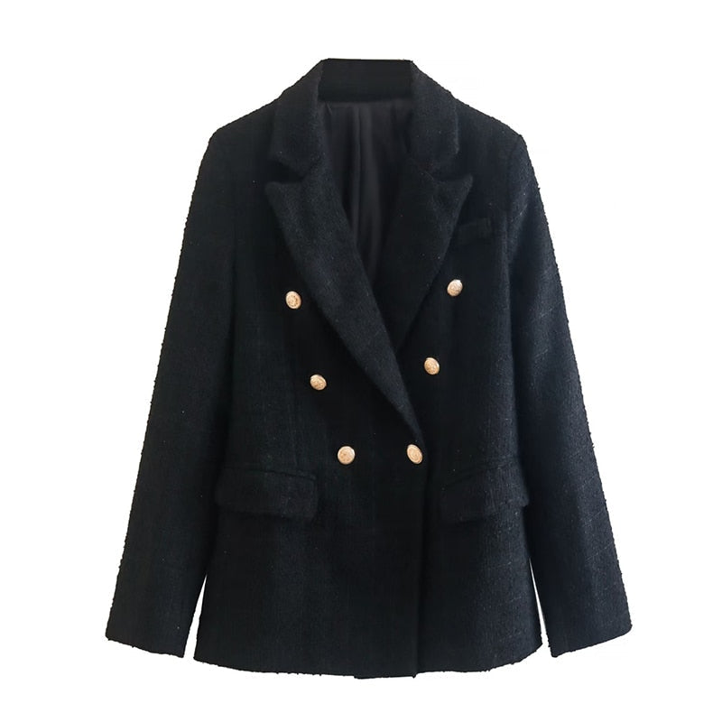 Elegante Damenjacke Doppelreiher Stil