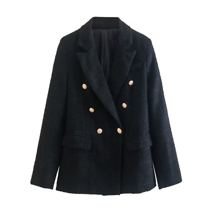 Elegante Damenjacke Doppelreiher Stil