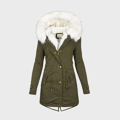 Warme Winterjacke Damen Stilvolle Designs