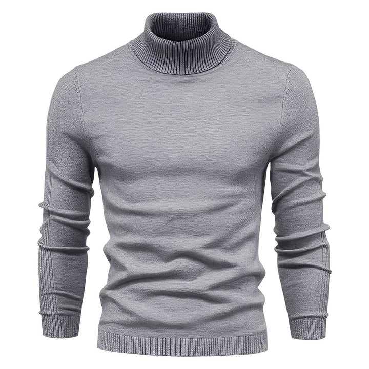 Herren Slimfit Rollkragenpullover Modern