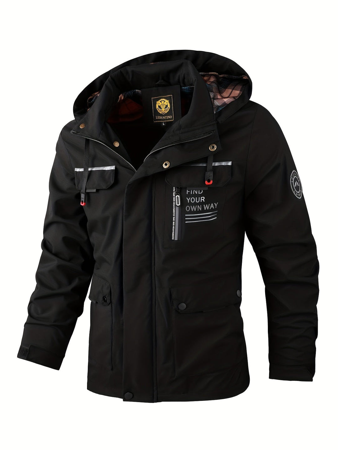 Praktische Herrenjacke Outdoor Kapuze