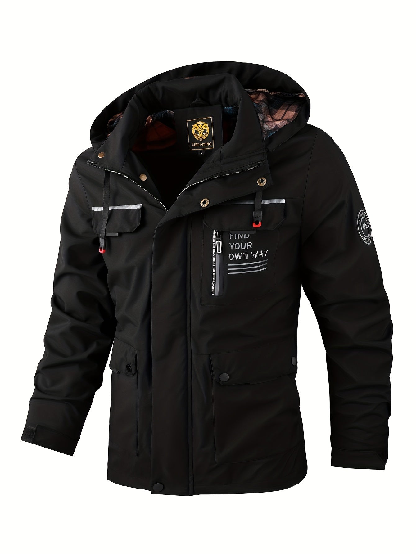 Praktische Herrenjacke Outdoor Kapuze