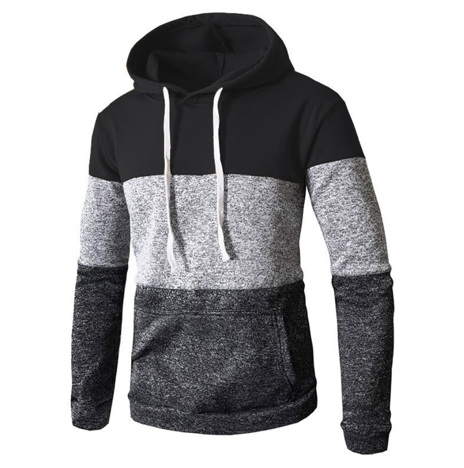 Farbblock Hoodie Herren Trendy Style - IdealeKleiden
