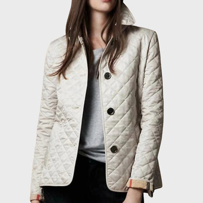 Stilvolle Steppjacke Mit Umschlagkragen