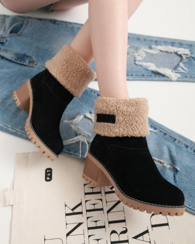 Bequeme Winterstiefel Damenschuhe - IdealeKleiden