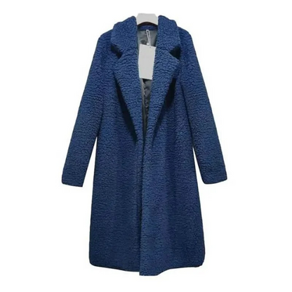 Weicher Wintermantel Fuzzy Optik