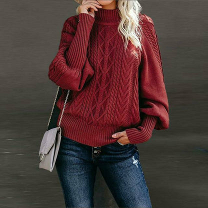 Eleganter Strickpullover Klassisch Damen