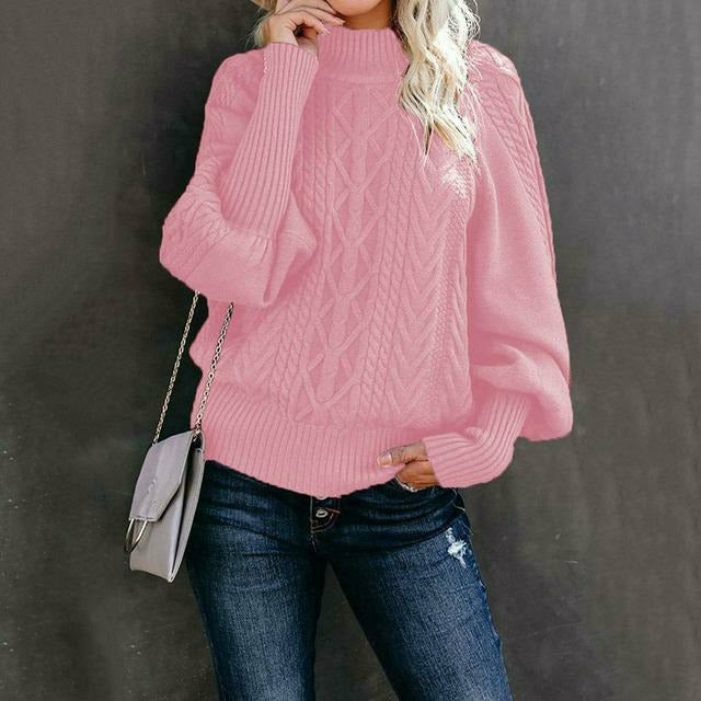 Eleganter Strickpullover Klassisch Damen