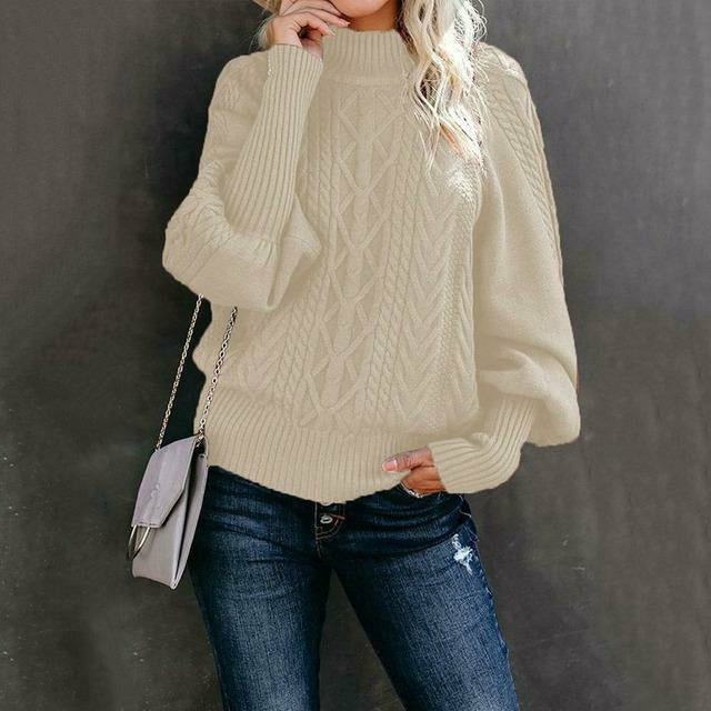 Eleganter Strickpullover Klassisch Damen