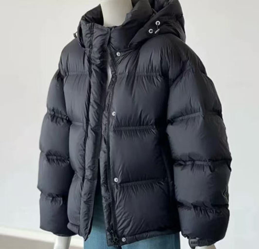 Damen Steppjacke Voluminöser Schnitt Elegant - IdealeKleiden