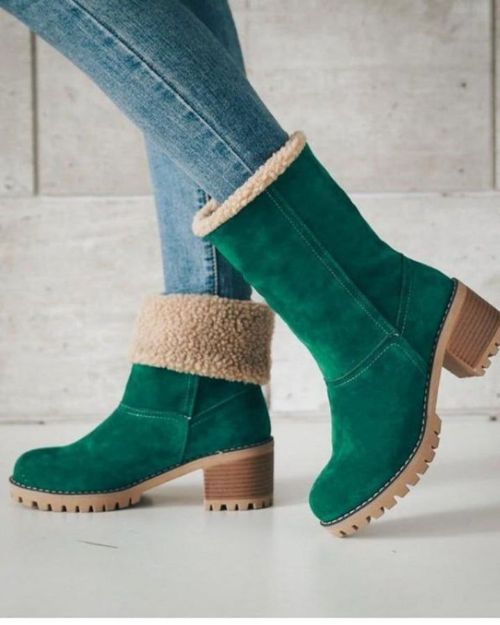 Bequeme Winterstiefel Damenschuhe