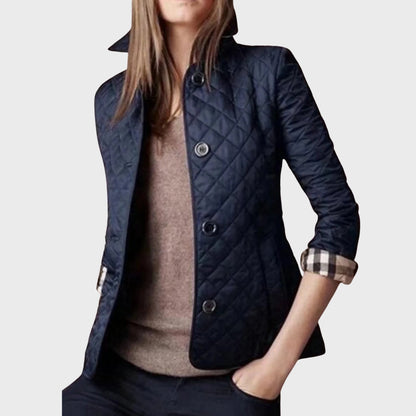 Stilvolle Steppjacke Mit Umschlagkragen