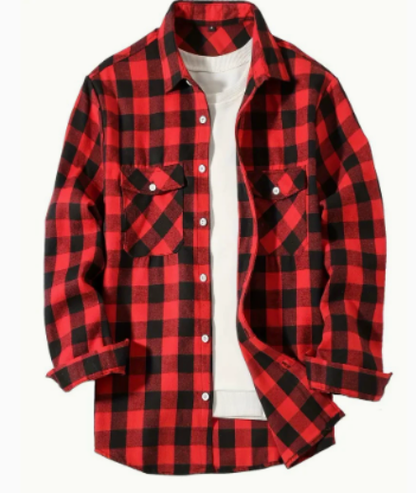 Klassische Übergangsjacke Karo Muster Damen