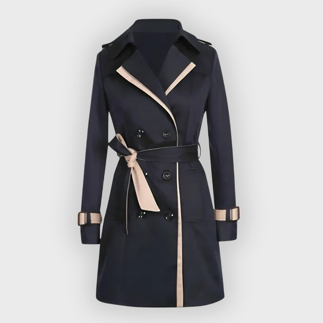 Lange Damenmantel Elegant Trenchcoat