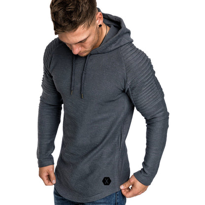 Herren Kapuzenpullover Modern Struktur Design