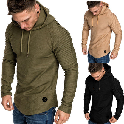 Herren Kapuzenpullover Modern Struktur Design - IdealeKleiden