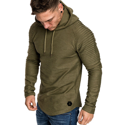 Herren Kapuzenpullover Modern Struktur Design