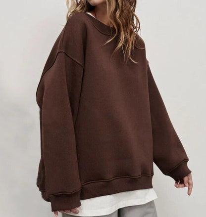 Große Strickpullis für Frauen Oversized Stil