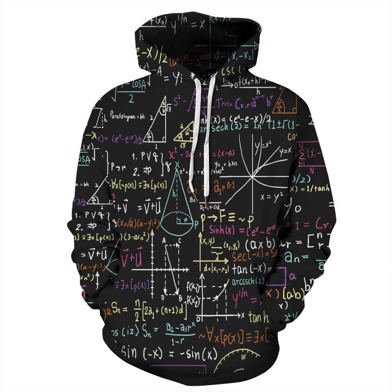Kapuzenpullover Männer Doodle Design Trendy Streetwear