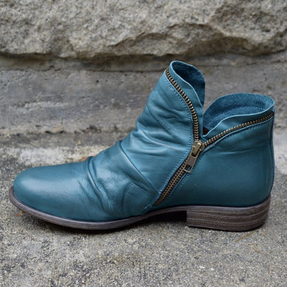 Lederstiefel Damen Hoch Reißverschluss
