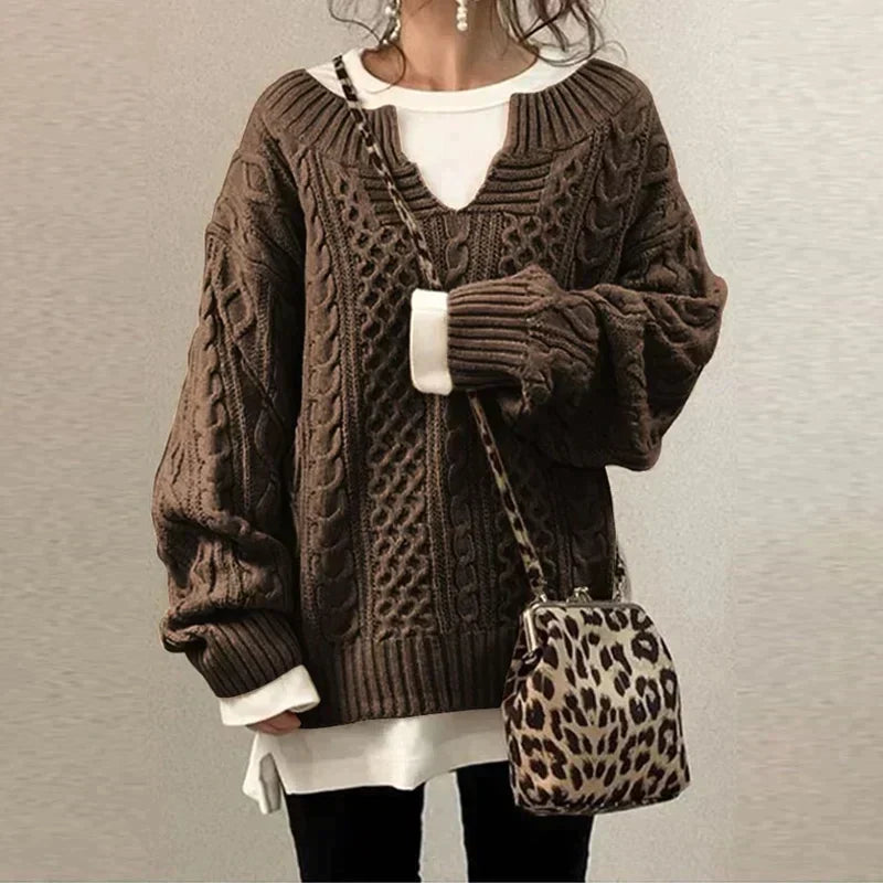 Bequeme Übergrößen Pullover