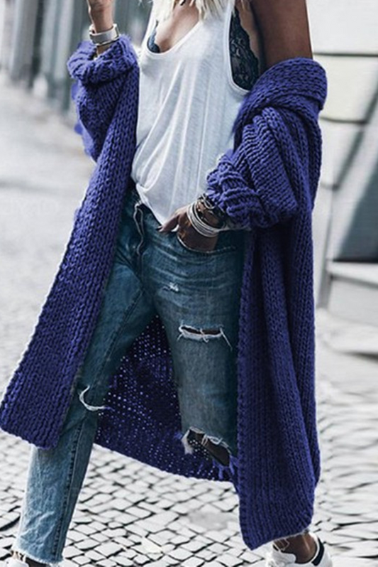 Weiche Frauenstrickjacke Cardigan - IdealeKleiden