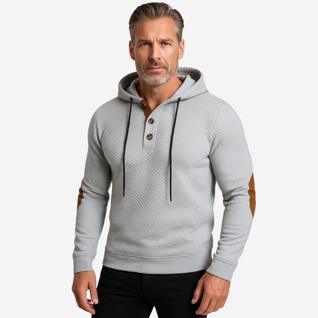 Praktischer Herren Hoodie mit Stretch für Outdoor - IdealeKleiden