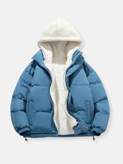 Damen Winterjacke Warm Isoliert mit Kapuze