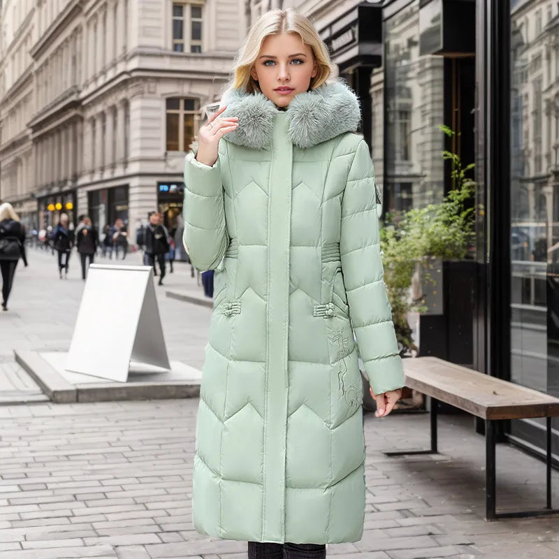 Elegante Winterjacke Lang Damen