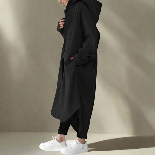 Praktischer Damen-Trenchcoat Lang - IdealeKleiden