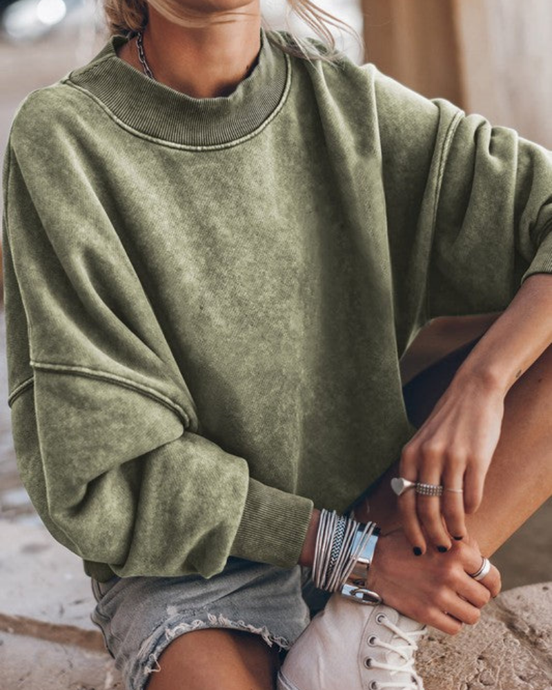Stilvoller Weißer Pullover Modern Geschefftet