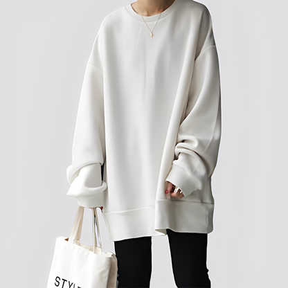 Damen Oversize Sweater Modern Chic