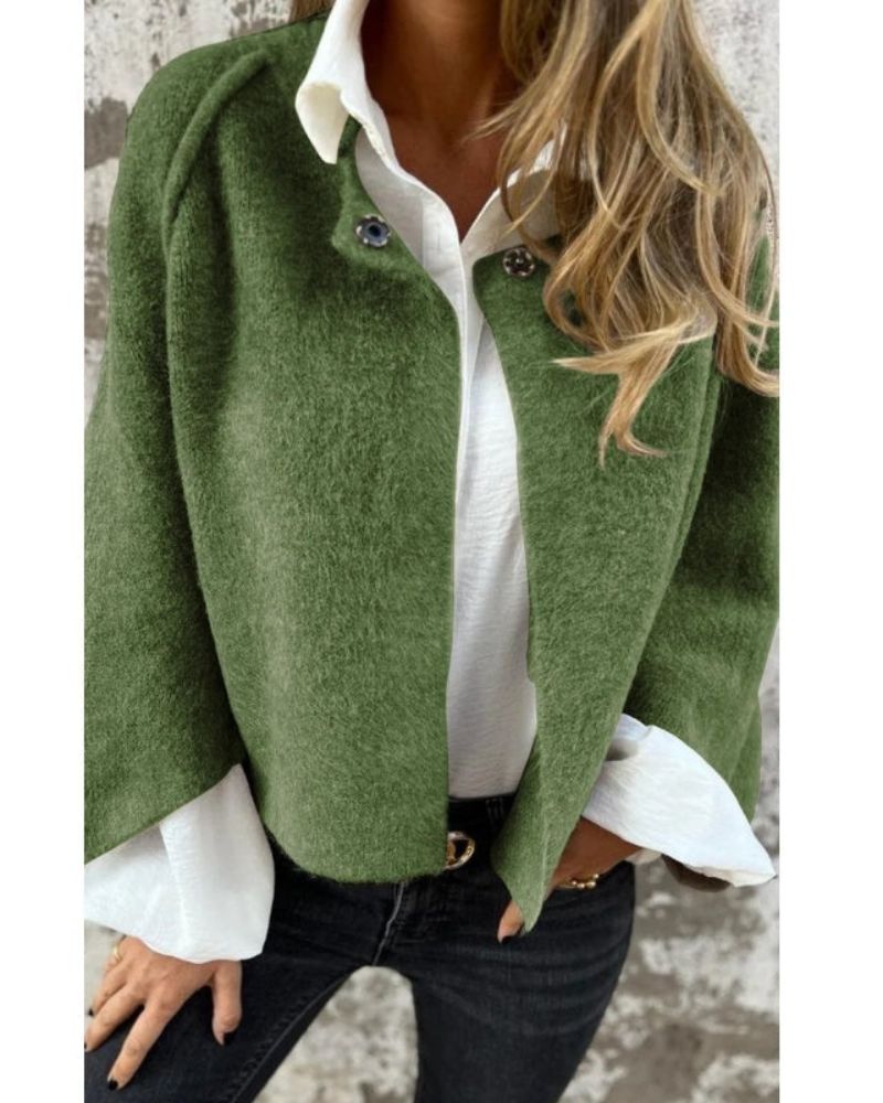 Elegante Wolljacke Damen Luxus Qualität