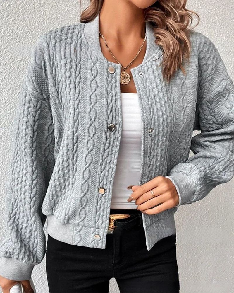 Modischer Cardigan Damen Knöpfe