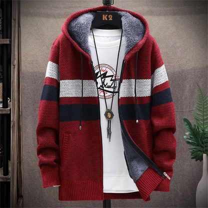 Herren Kapuzenpullover Warm Winterlich